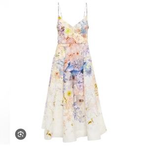 Zimmermann Rhythmic Picnic MIDI Dress